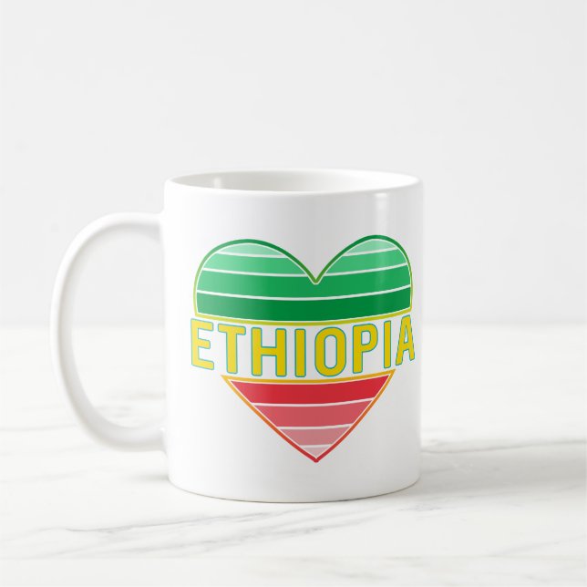 I Kärlek Etiopien, Etiopiens hjärta Kaffemugg (Vänster)