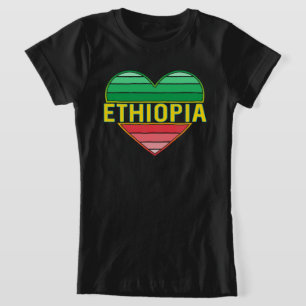 I Kärlek Etiopien, Etiopiens hjärta T Shirt