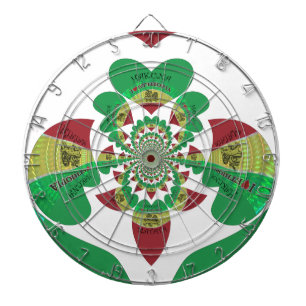 I Kärlek Etiopien Kaleidoscope - Heartfilt Rasta A Darttavla