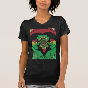I Kärlek Etiopien Kaleidoscope - Heartfilt Rasta A T-shirt