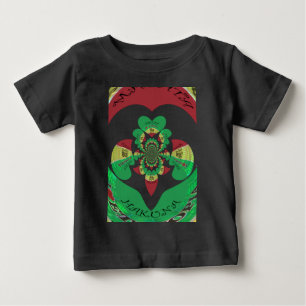I Kärlek Etiopien Kaleidoscope - Heartfilt Rasta A T-shirt