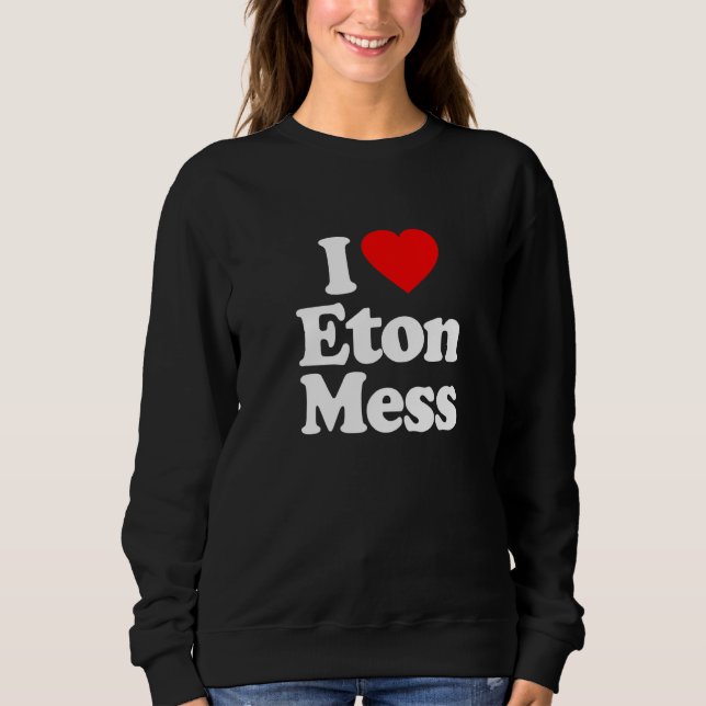 I Kärlek Eton  Heart Funny T Shirt (Framsida)
