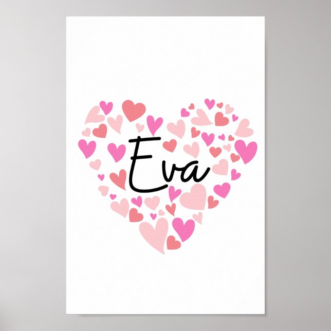 I kärlek Eva Poster (Framsidan)
