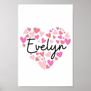 I kärlek Evelyn Poster