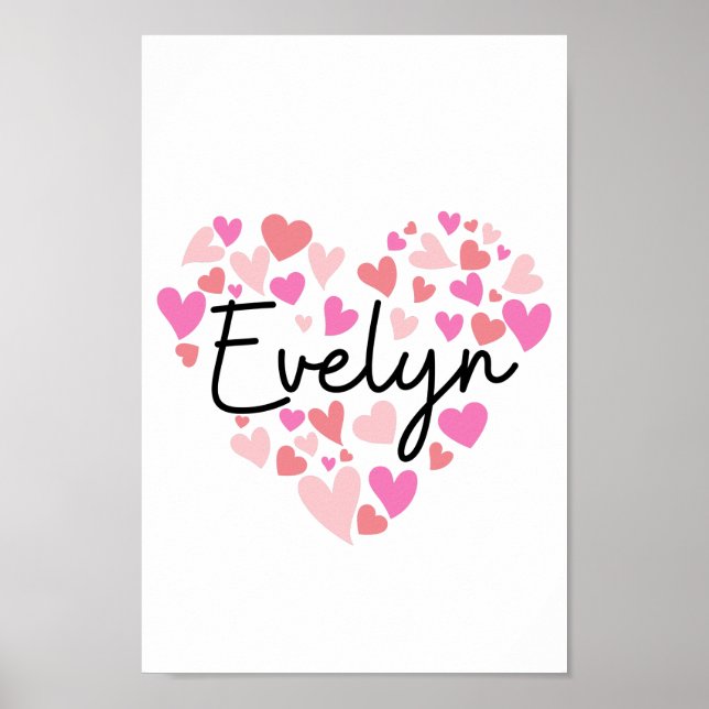 I kärlek Evelyn Poster (Framsidan)