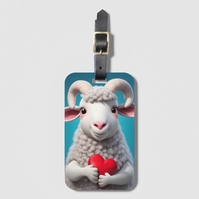 I Kärlek Ewe Bagagebricka (Framsida vertikal)