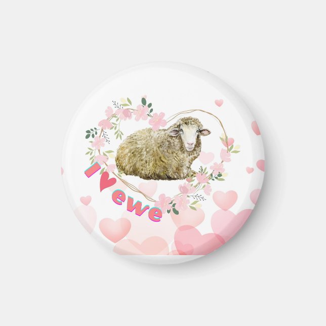 I kärlek Ewe Magnet (Framsidan)