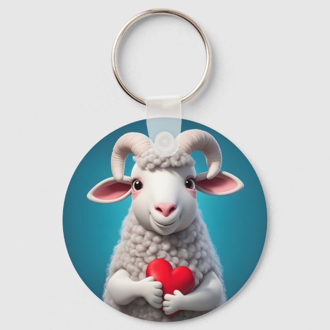 I Kärlek Ewe Nyckelring (Framsida)