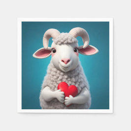 I kärlek Ewe Pappersservett