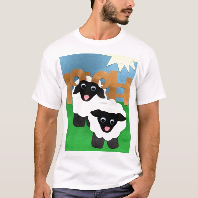 I Kärlek Ewe Tee Shirt (Framsida)