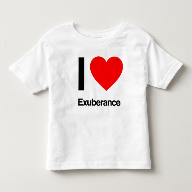 i kärlek exuberance tee (Framsida)
