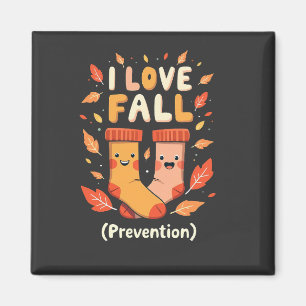 I Kärlek Fall Prevention Autumn Mysigt Pumpkin Spi Magnet