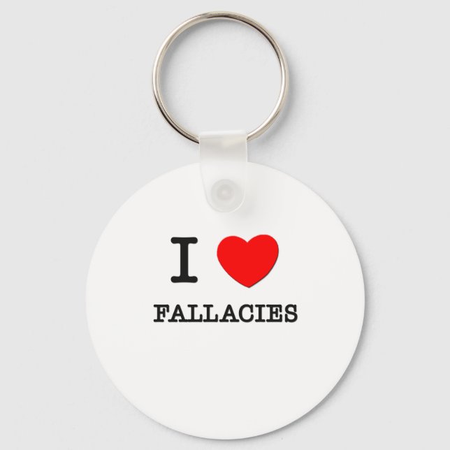 I Kärlek Fallacies Nyckelring (Framsida)