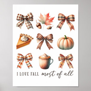 I Kärlek faller den största Thanksgivingen av alla Poster
