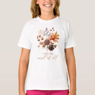 I Kärlek faller det mesta av all Löv Foliage T Shirt