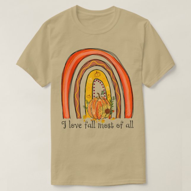 I Kärlek faller regnbågspumpor mest vackert aut T Shirt (Design framsida)