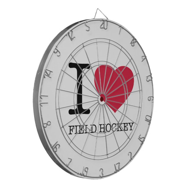 I KÄRLEK FÄLT HOCKEY DARTTAVLA (Vänstra Framsidan)