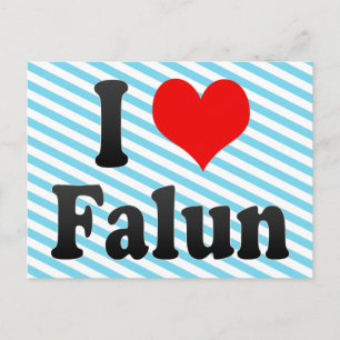 I Kärlek Falun, Sverige. Jag Alskar Falun, Sverige Vykort