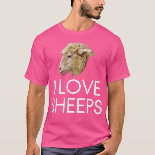 I Kärlek får får Älskare djurfoder Lover T Shirt