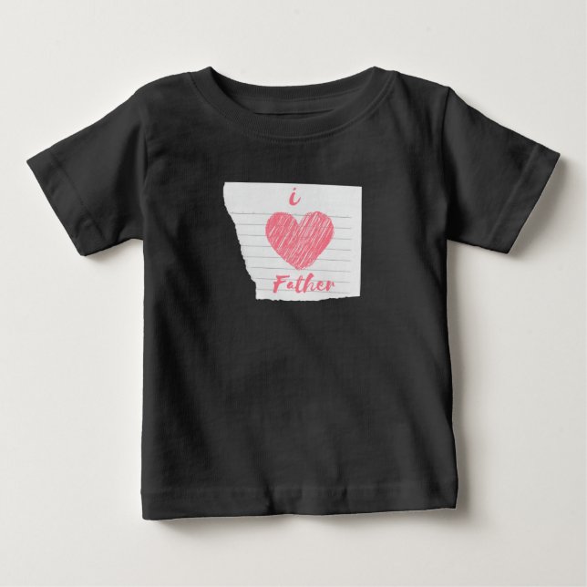 i KÄRLEK FAR T Shirt (Framsida)
