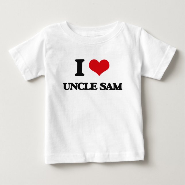 I kärlek farbror Sam Tee Shirt (Framsida)
