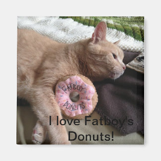 I Kärlek Fatboys Donuts Magnet