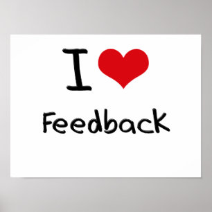 I Kärlek Feedback Poster