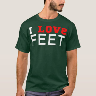 I Kärlek Feet T Shirt