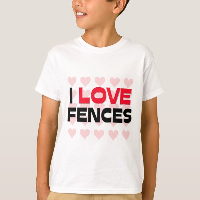 I KÄRLEK FENCES T-SHIRT (Framsida)