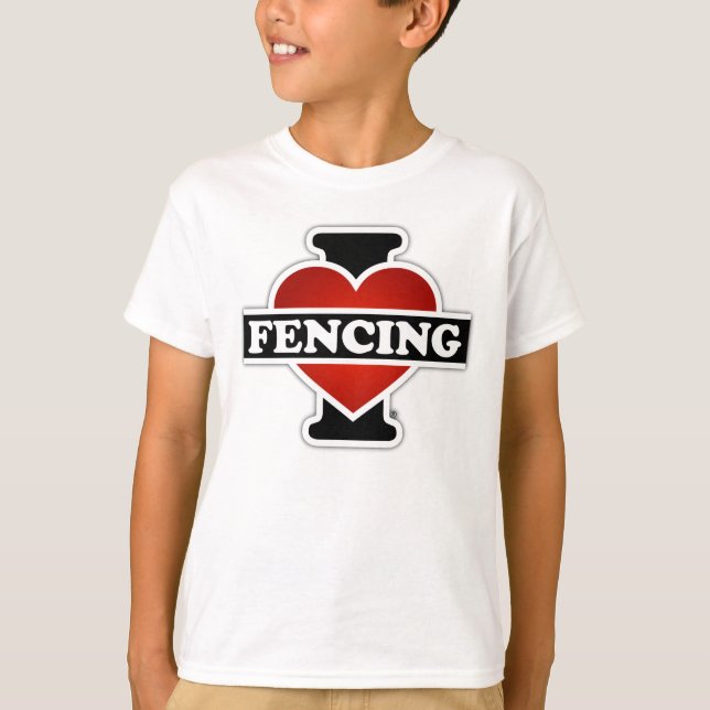 I Kärlek Fening T Shirt (Framsida)