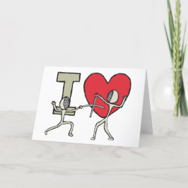 I Kärlek Fening Tack Kort