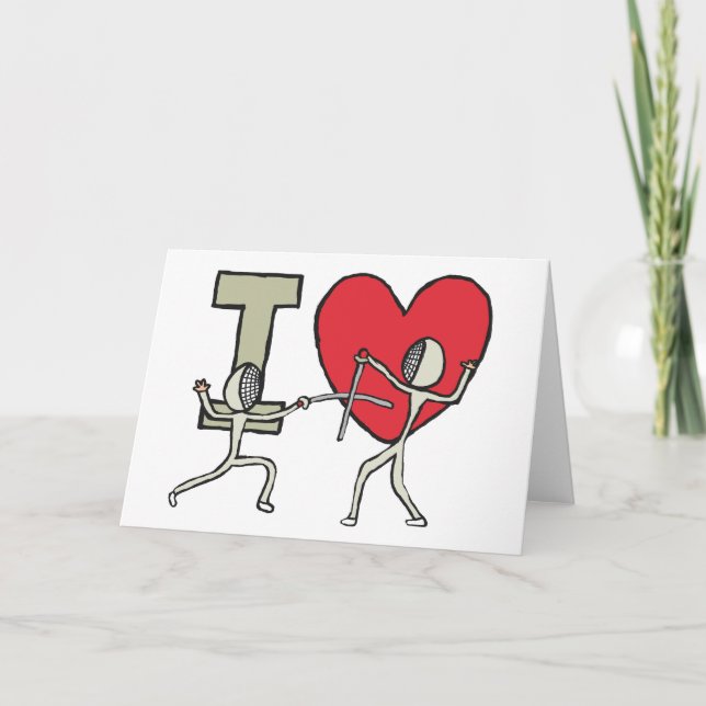 I Kärlek Fening Tack Kort (Framsida)