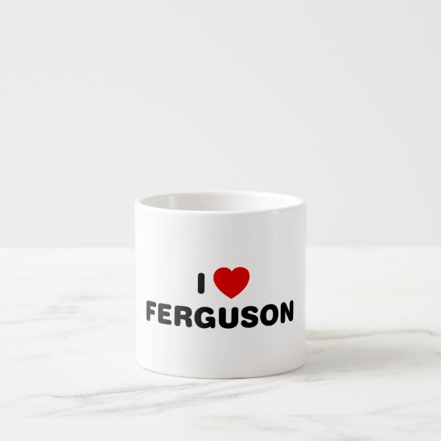 I Kärlek Ferguson Missouri Espressomugg (Framsidan)