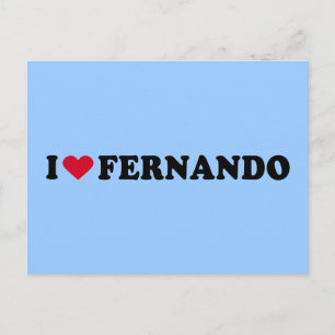 I KÄRLEK FERNANDO VYKORT