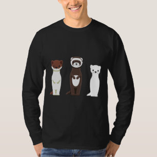 I Kärlek Ferres Ferrets för Women Manar Kid T Shirt