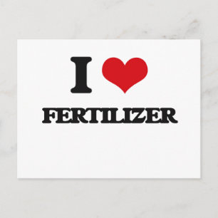 I kärlek Fertilizer Vykort