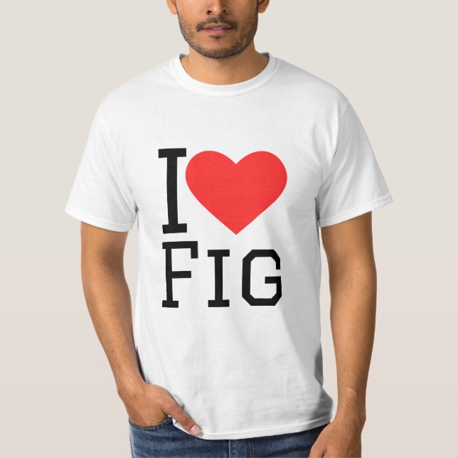 I kärlek fig t shirt (Framsida)