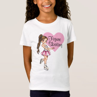 I Kärlek Figur Skating T-Shirt Kids