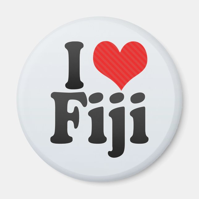 I Kärlek Fiji Magnet (Framsidan)