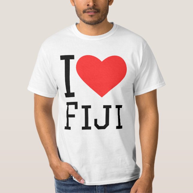 I kärlek fiji t shirt (Framsida)