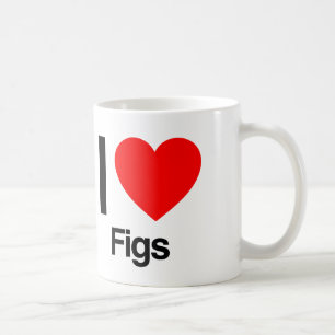 i kärlek fikon kaffemugg