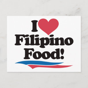 I Kärlek Filipino Food Vykort