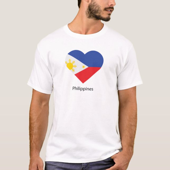 I Kärlek Filippinerna T Shirt (Framsida)