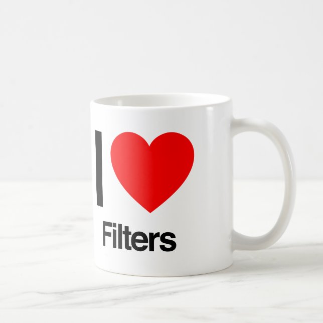 i kärlek filter kaffemugg (Höger)