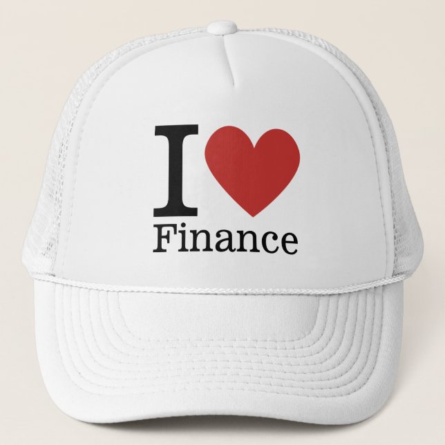 I ❤️ Kärlek Finance - Finance Department - Keps (Framsida)