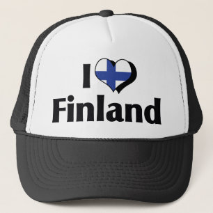 I Kärlek Finland Flagga Keps