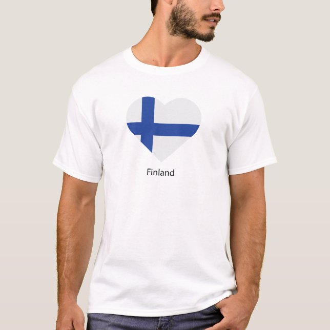 I Kärlek Finland T Shirt (Framsida)