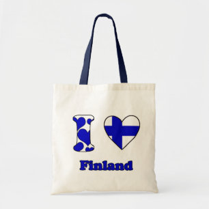 I kärlek Finland Tygkasse