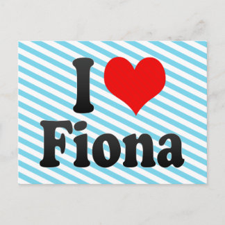 I kärlek Fiona Vykort
