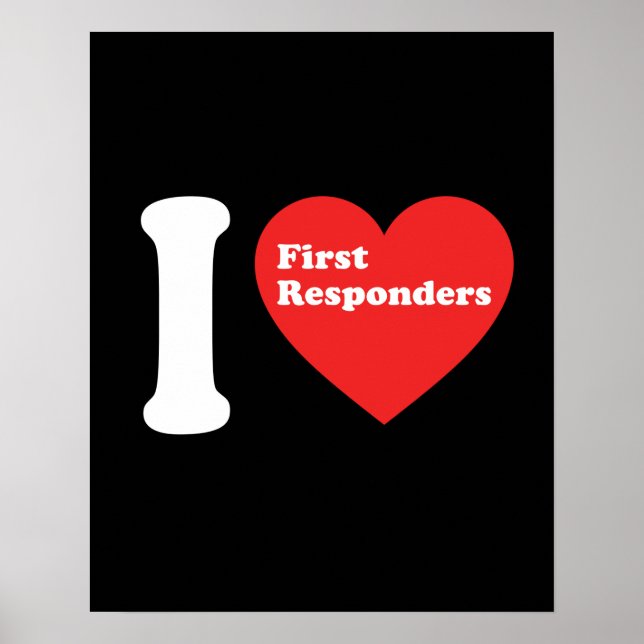 I Kärlek First Responders Poster (Framsidan)